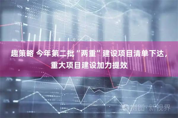 趣策略 今年第二批“两重”建设项目清单下达，重大项目建设加力提效